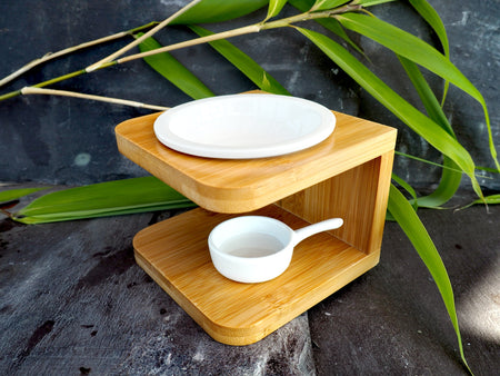 Bamboo Wax Melt Burner