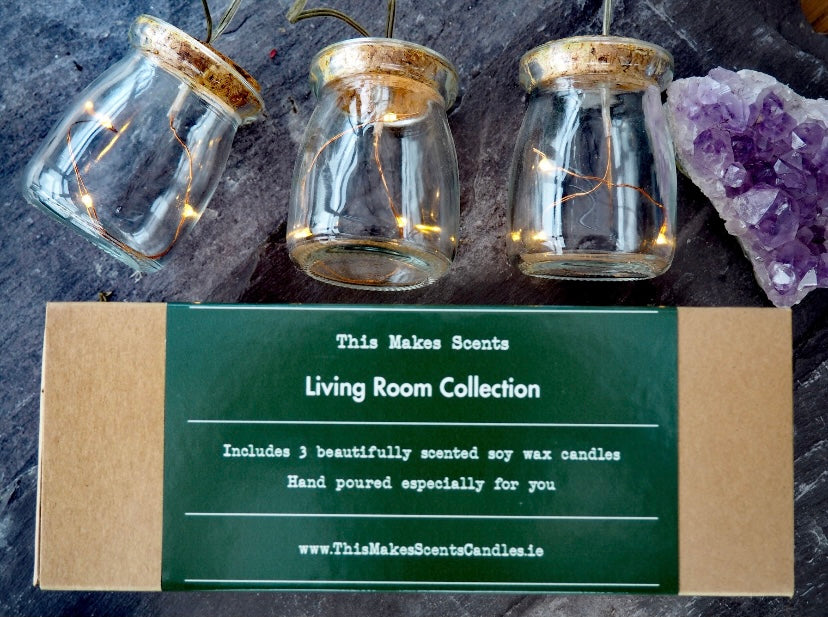 Living Room Collection - 3 Candle Gift Set